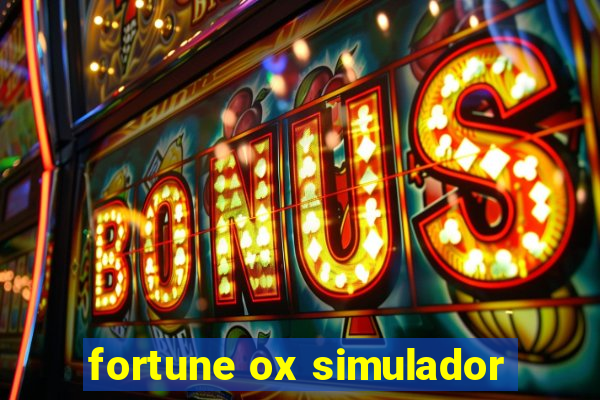 fortune ox simulador