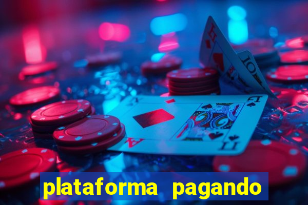 plataforma pagando fortune tiger