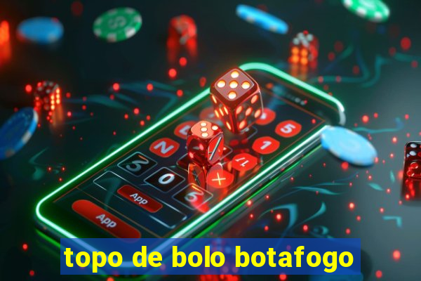 topo de bolo botafogo