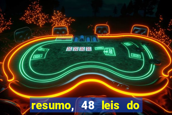 resumo, 48 leis do poder pdf