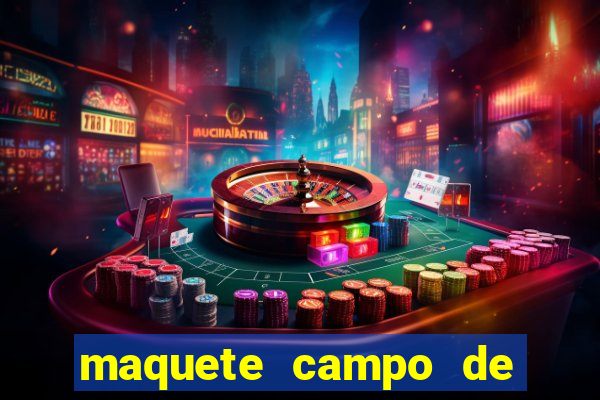 maquete campo de futebol (isopor)