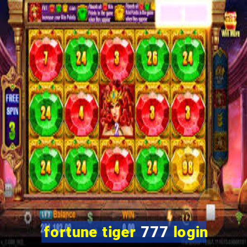 fortune tiger 777 login