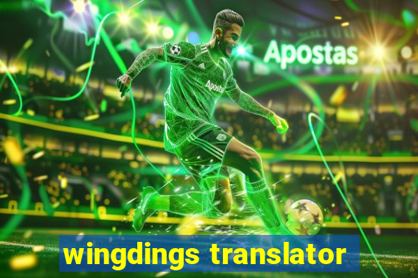 wingdings translator