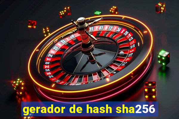 gerador de hash sha256