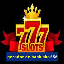 gerador de hash sha256