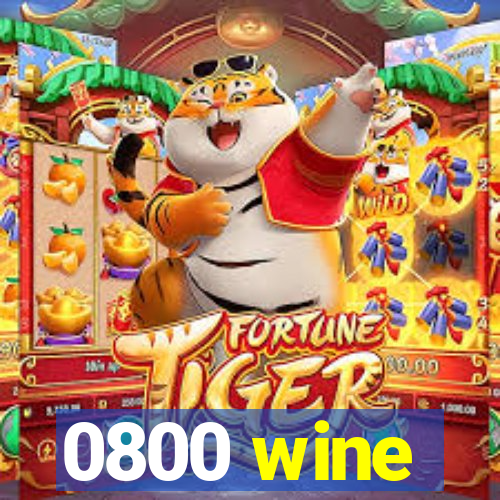 0800 wine
