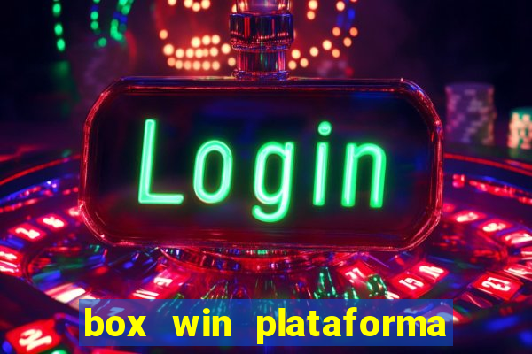 box win plataforma de jogos