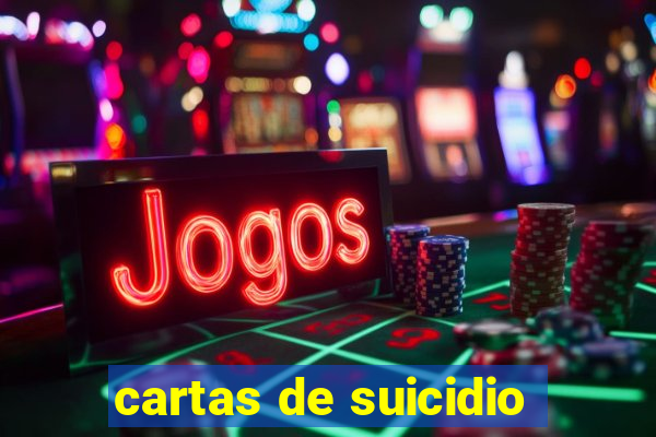 cartas de suicidio