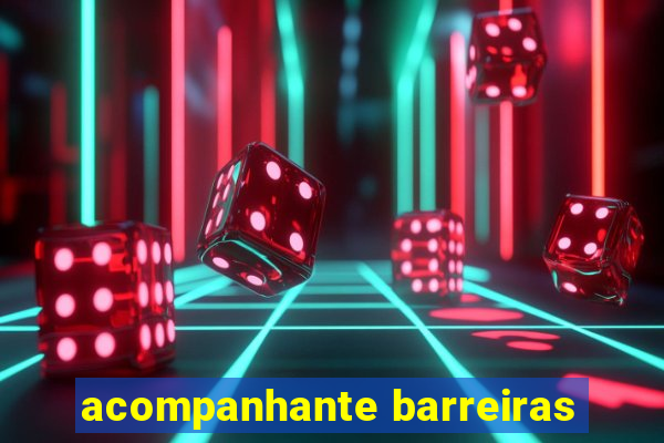 acompanhante barreiras
