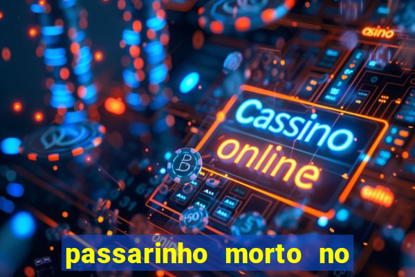 passarinho morto no quintal significado espiritual