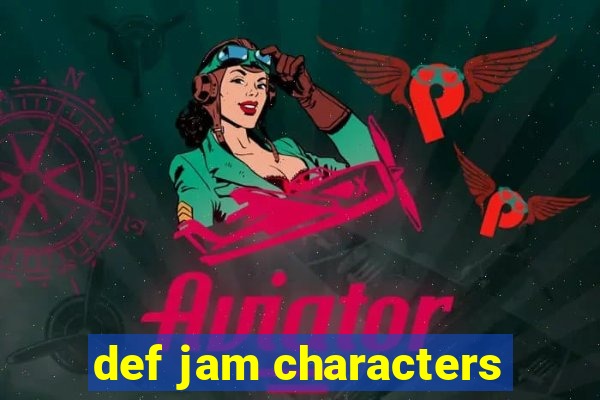 def jam characters
