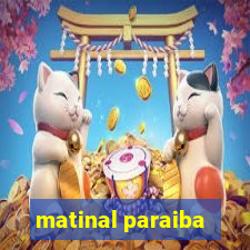 matinal paraiba