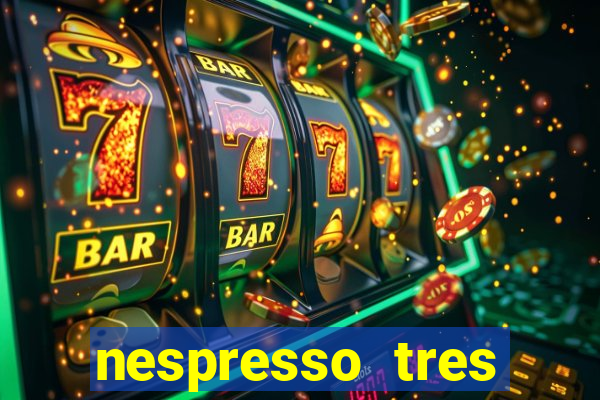 nespresso tres luzes piscando