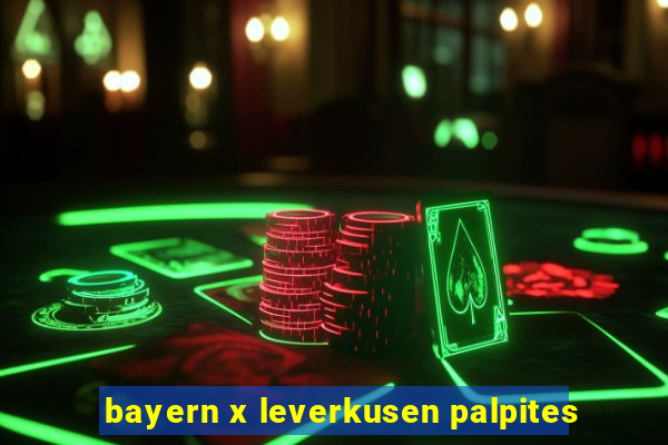 bayern x leverkusen palpites