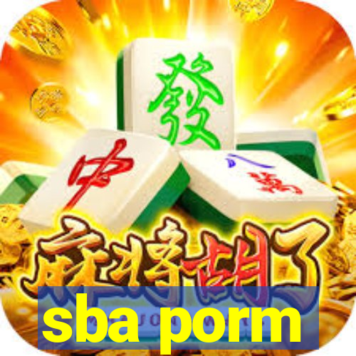 sba porm