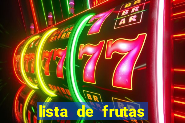 lista de frutas nativas do brasil
