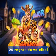20 regras do voleibol