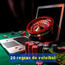 20 regras do voleibol