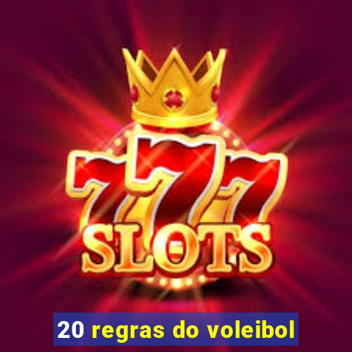 20 regras do voleibol