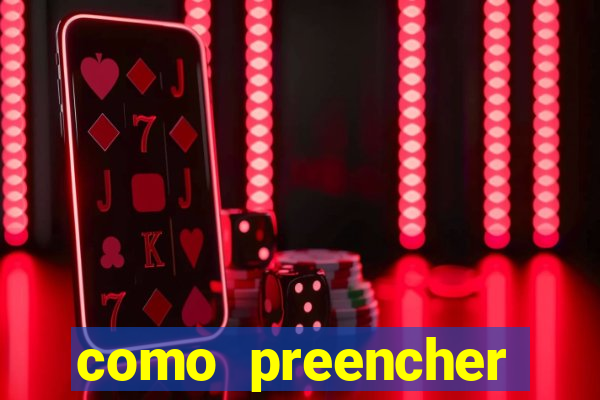 como preencher recibo de pagamento