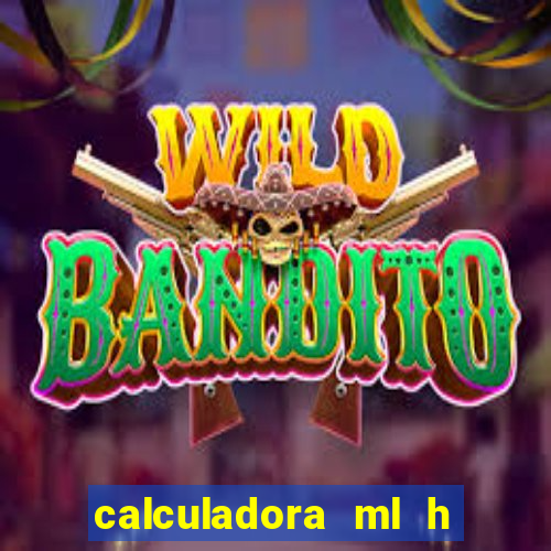 calculadora ml h para mcg kg min