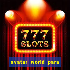 avatar world para imprimir e colorir