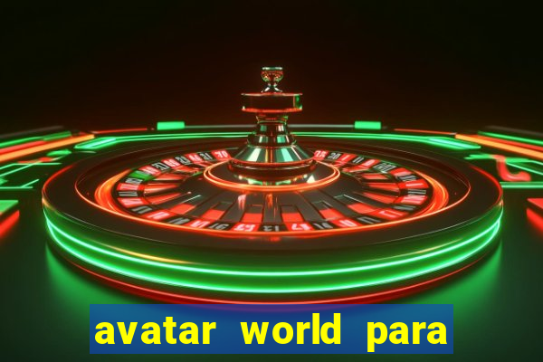 avatar world para imprimir e colorir