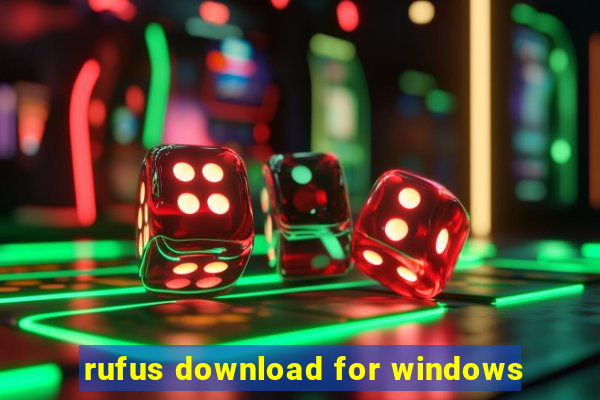 rufus download for windows