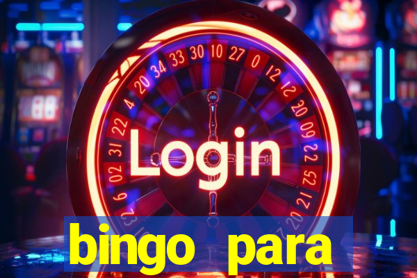 bingo para despedida de solteira para imprimir