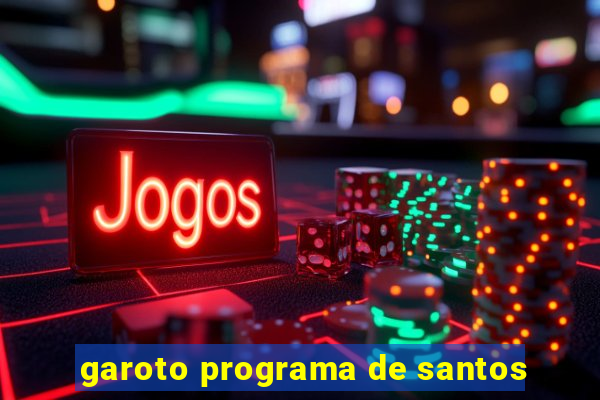 garoto programa de santos