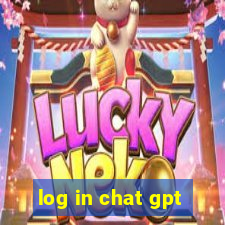 log in chat gpt