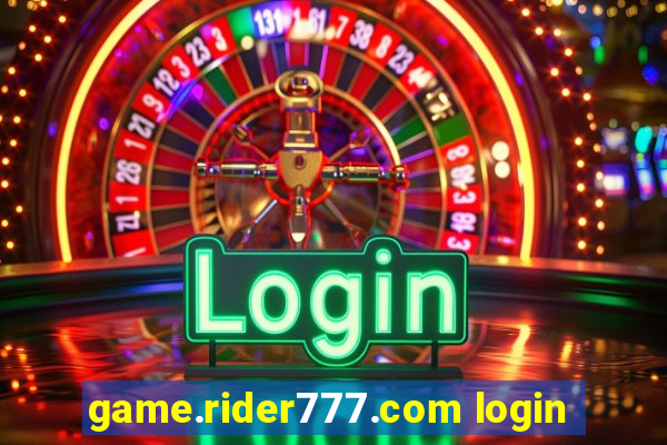 game.rider777.com login