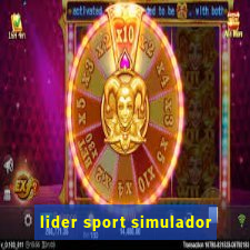 lider sport simulador
