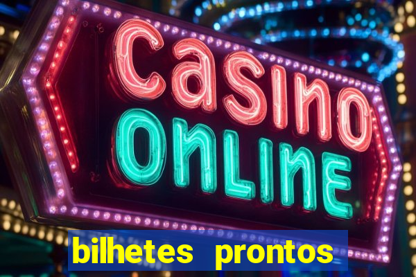 bilhetes prontos futebol hoje