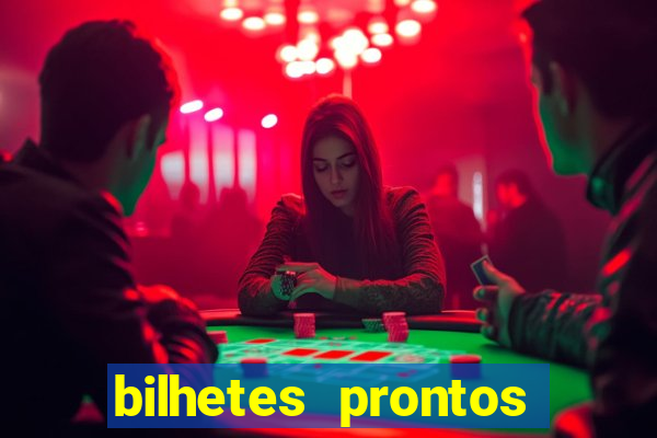 bilhetes prontos futebol hoje
