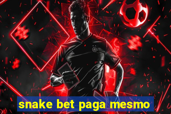 snake bet paga mesmo