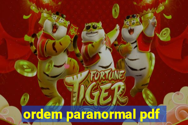 ordem paranormal pdf