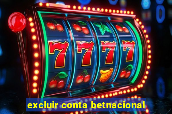 excluir conta betnacional