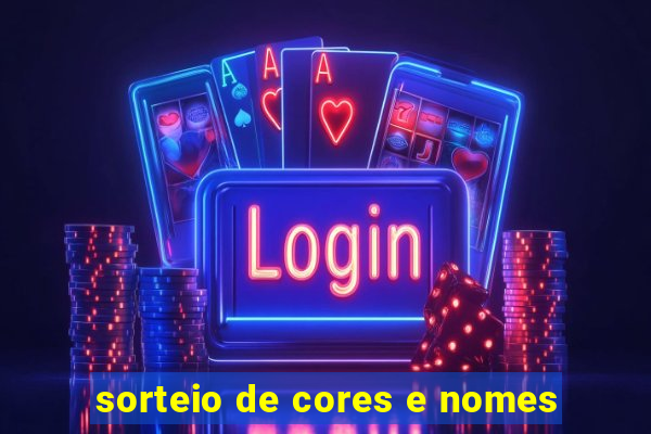 sorteio de cores e nomes