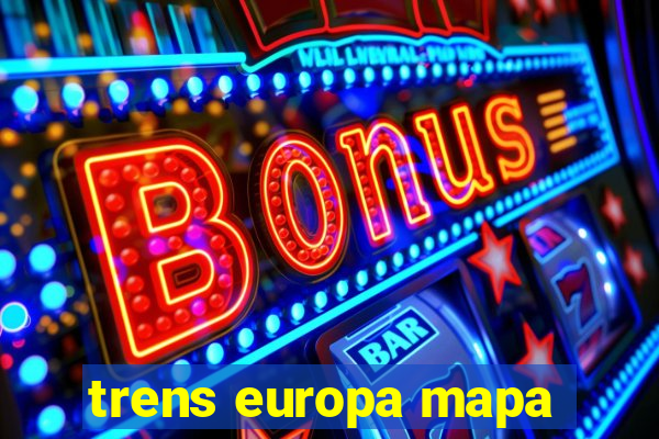 trens europa mapa
