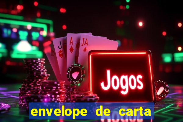 envelope de carta para imprimir