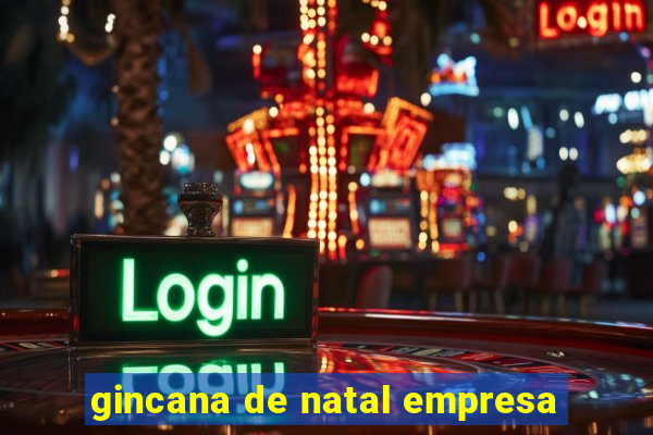 gincana de natal empresa