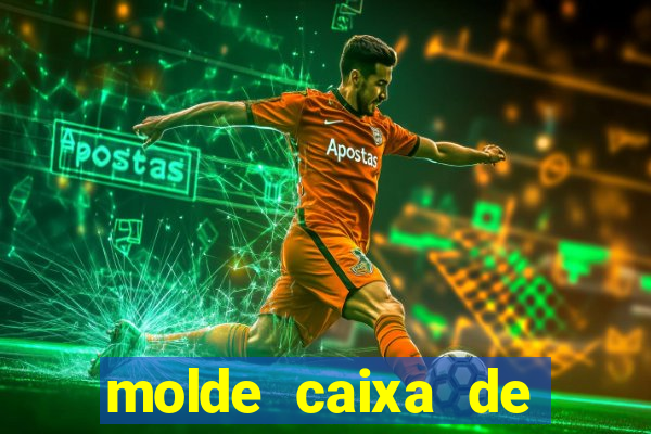 molde caixa de baralho png