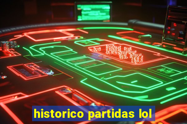 historico partidas lol