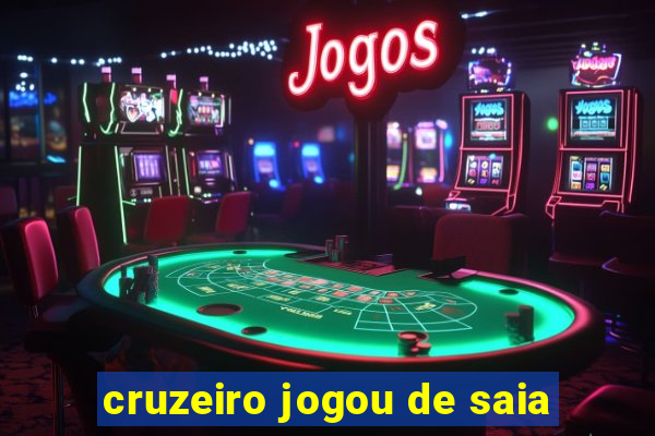 cruzeiro jogou de saia