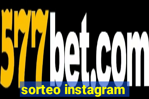 sorteo instagram