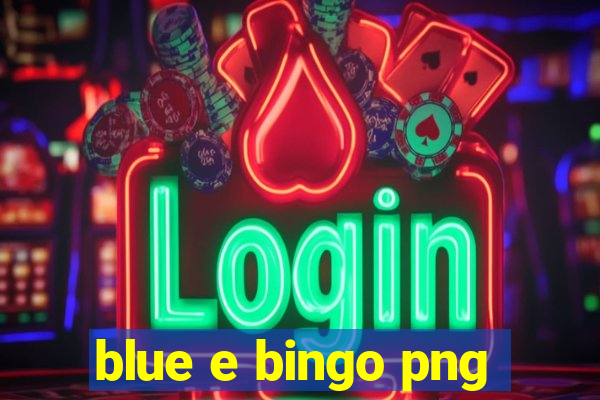 blue e bingo png
