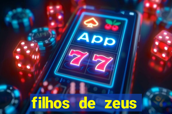 filhos de zeus mitologia grega