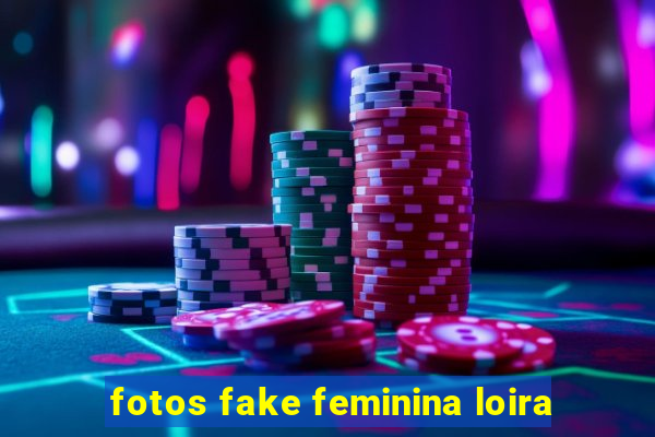 fotos fake feminina loira