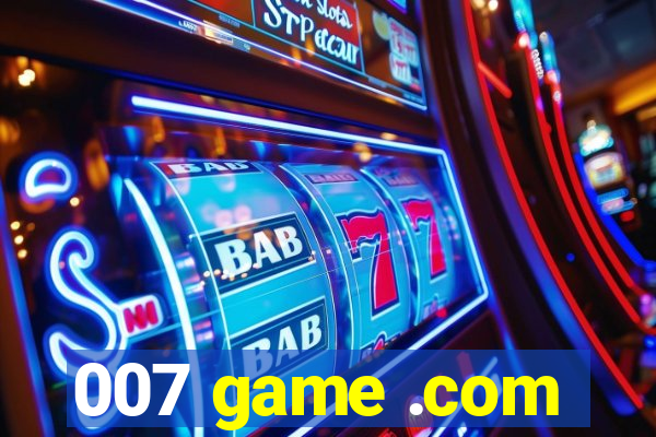 007 game .com